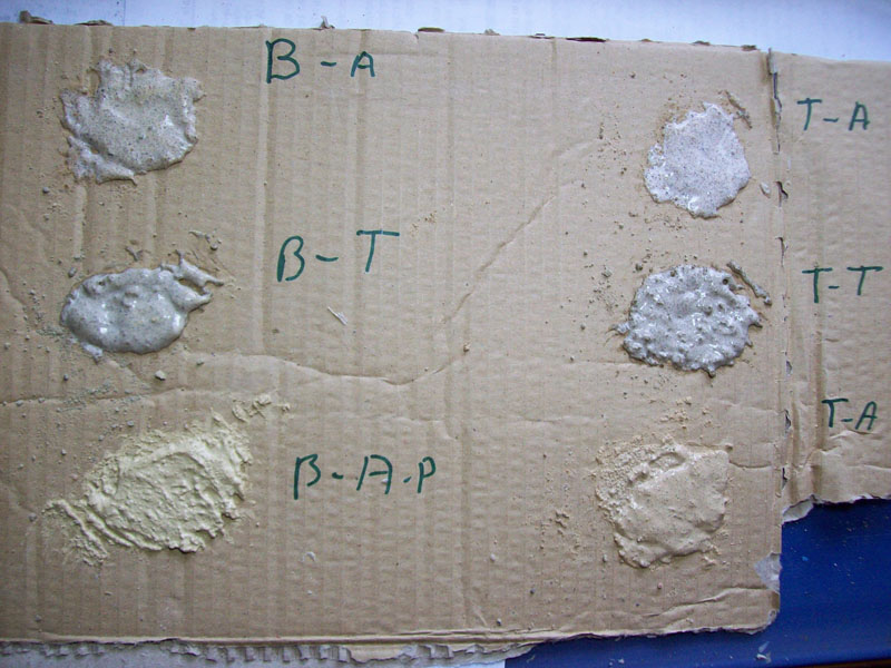 Prueba de arena para la base del diorama