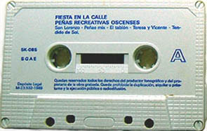 Cinta de casete "Fiesta en la calle" (1989)