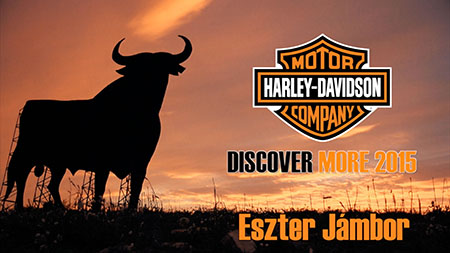 Cartel presentación de la candidatura de Eszter Jámbor al concurso Discover More 2015