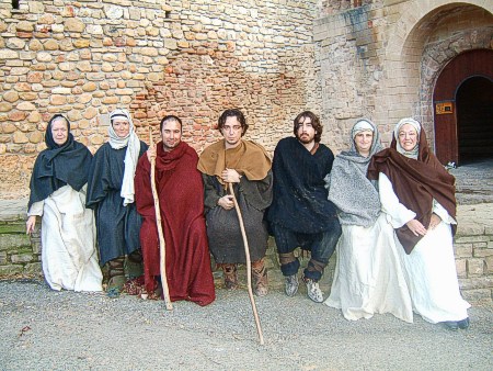 Peregrinos en San Juan de la Peña