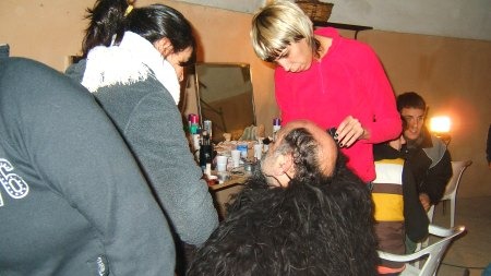 Sesión de maquillaje con Joaquín de L'Arcada