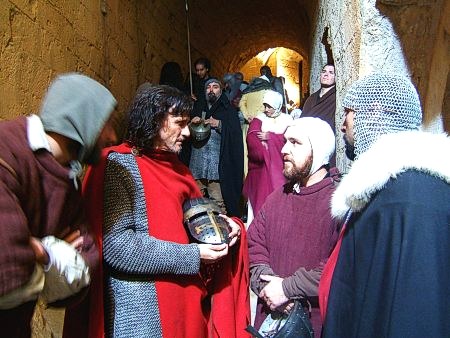 Actividad nocturna en el castillo