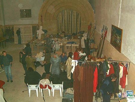 Almacén de vestuario y maquillaje en Loarre