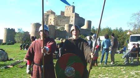 Carmelo y Miguel guardias del castillo