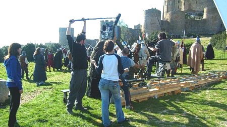 Nuevo trávelin de la marcha hacia el castillo