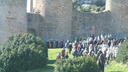 Llegada de la expedición al castillo