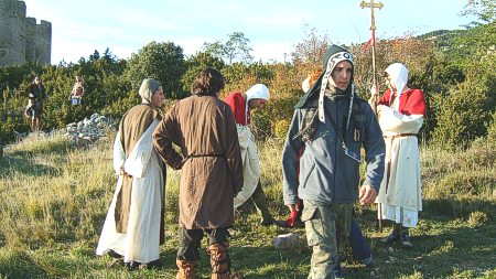 El director tras dar las últimas indicaciones