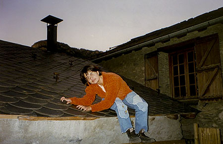 En el tejado