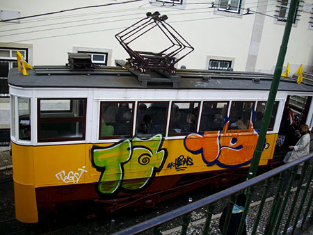 Subiendo por los raíles