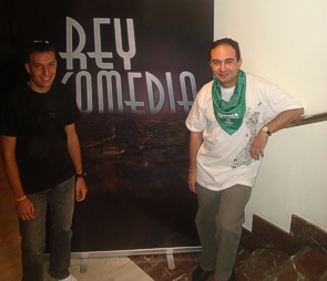 Josan Bailac y Miguel Ángel Lordán en el casting de El rey de la comedia