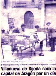 Villanueva de Sijena será la capital de Aragón por un día