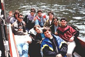 Alumnos de 3º F.P. II de la ECA en su viaje de fin de estudios en Brujas (Bélgica)