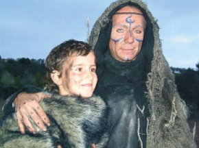 El pequeño Guillermo y José María Carrillo