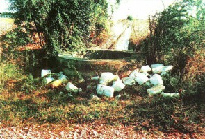 Abandono de envases de fitosanitarios en Capdesaso