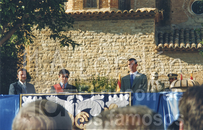 Discurso del Alcalde de Villanueva de Sijena ante el Príncipe Felipe