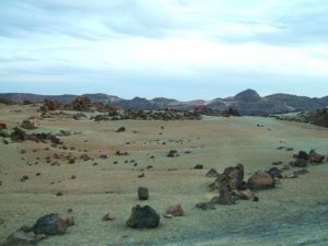 Paisaje lunar de las Minas de San José