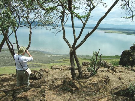 Vistas al lago Nakuru desde el mirador