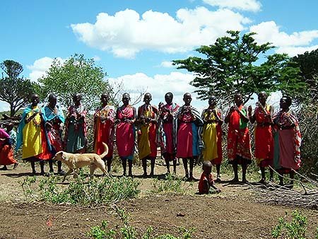 Cánticos de las mujeres masais