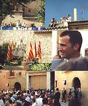 Fotos de la visita Real a Villanueva de Sijena